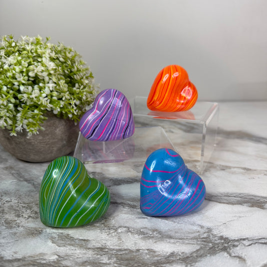 Squishy Toy - Heart, Marble
